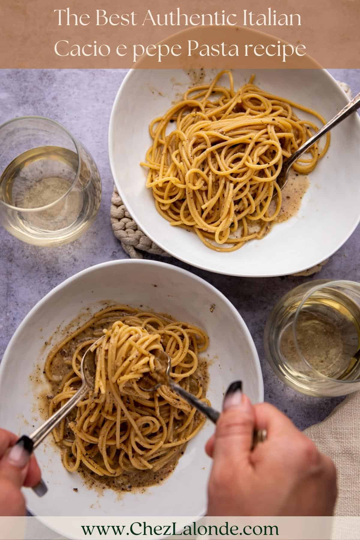 The Best Authentic Italian Cacio E Pepe Pasta Recipe