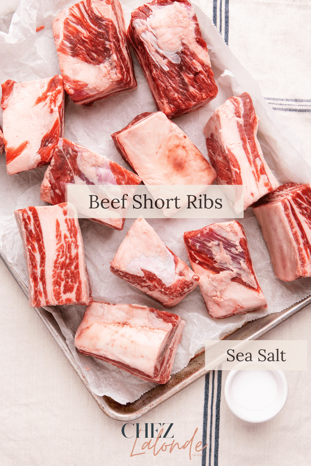 Short ribs and sea salt