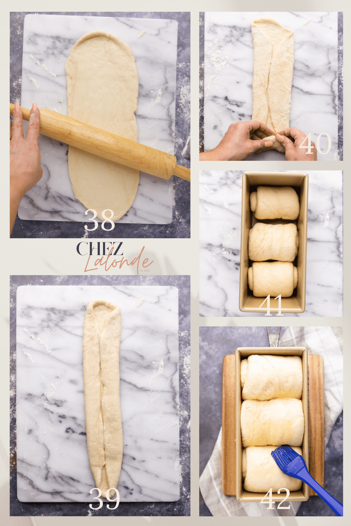 Step by step on how to prepare and bake the Japanese Bread 