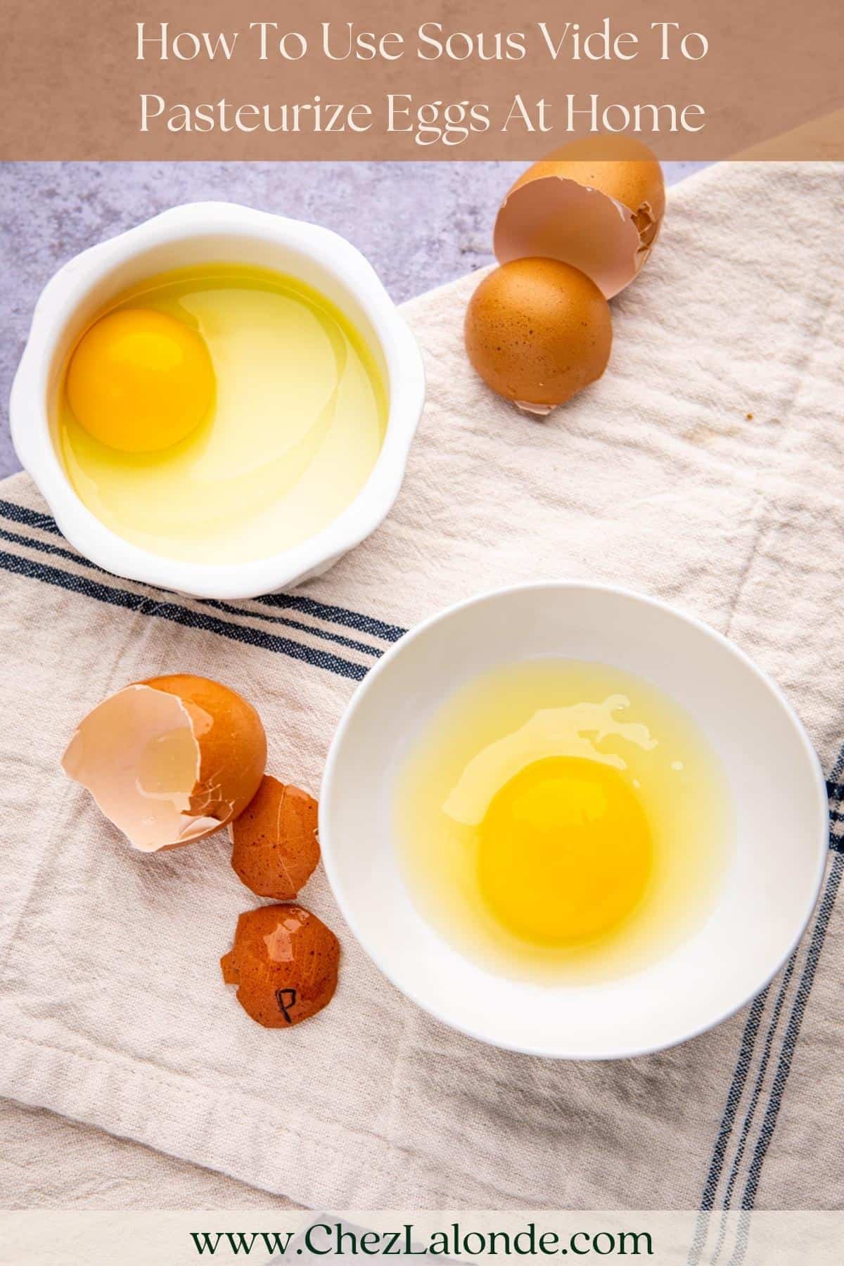How To Use Sous Vide To Pasteurize Eggs At Home