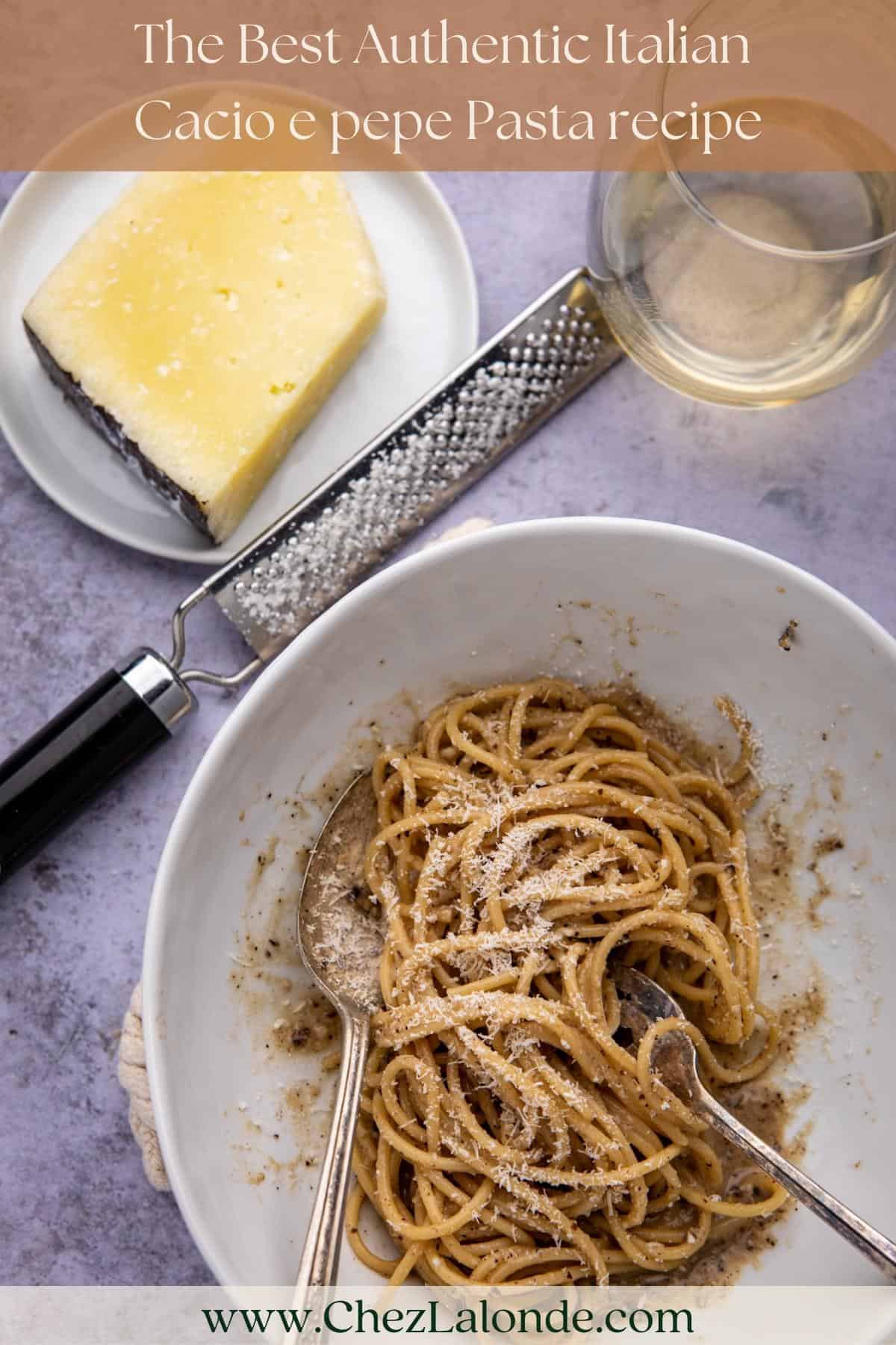 The Best Authentic Italian Cacio E Pepe Pasta Recipe