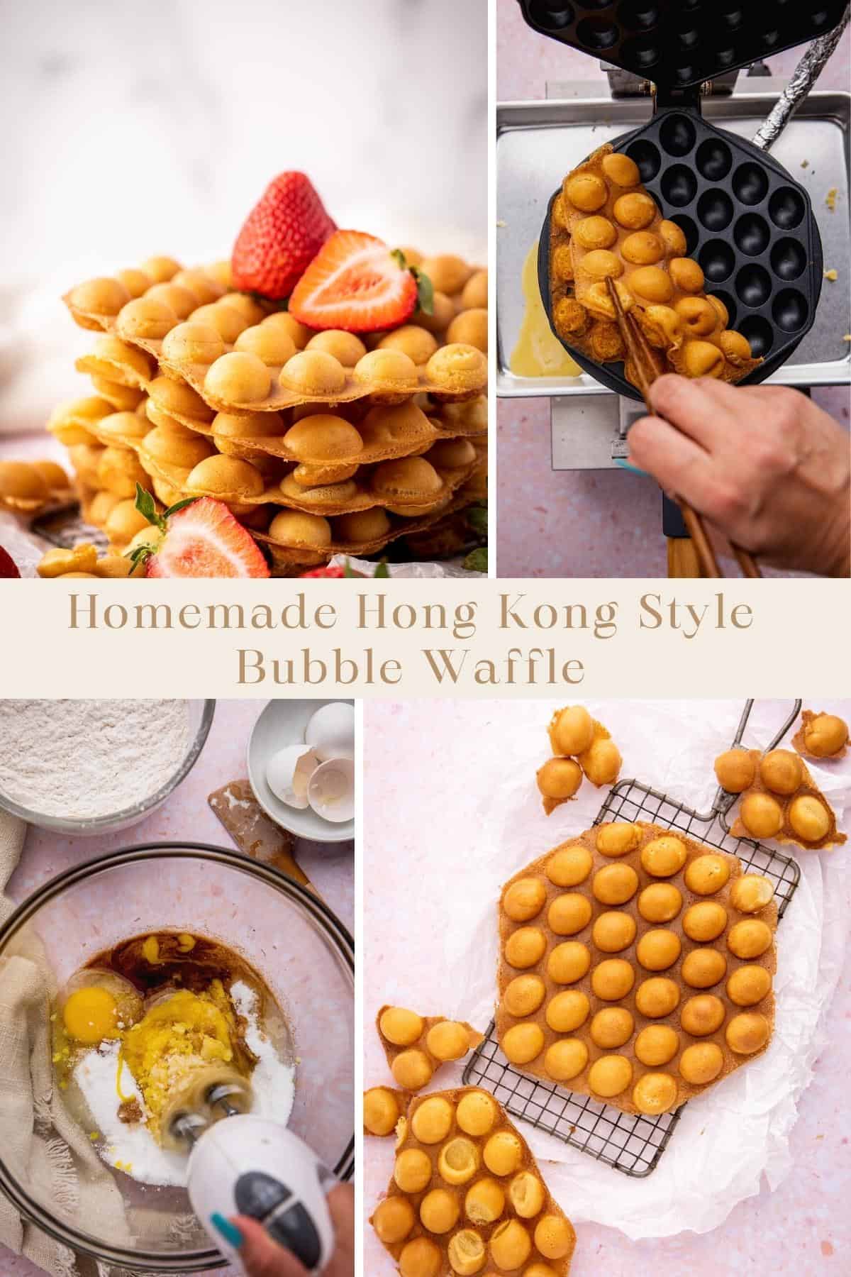 Easy and Delicious Homemade Hong Kong Bubble Waffles