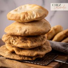 Restaurant-style Homemade Air Fryer Pita Bread-image