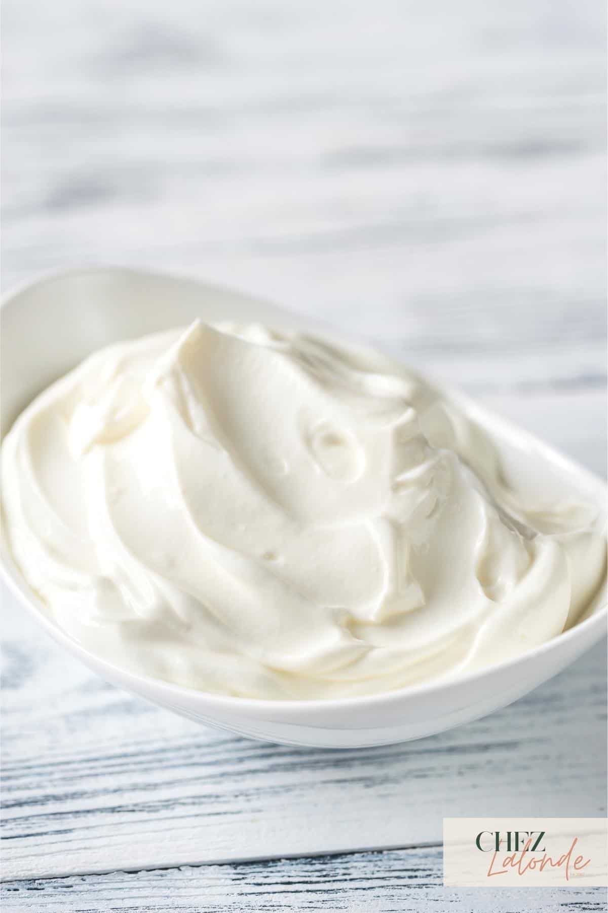 A bowl of Greek Yogurt